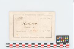 Etikett zu Eisenring (NHMW-PRAE-003469)